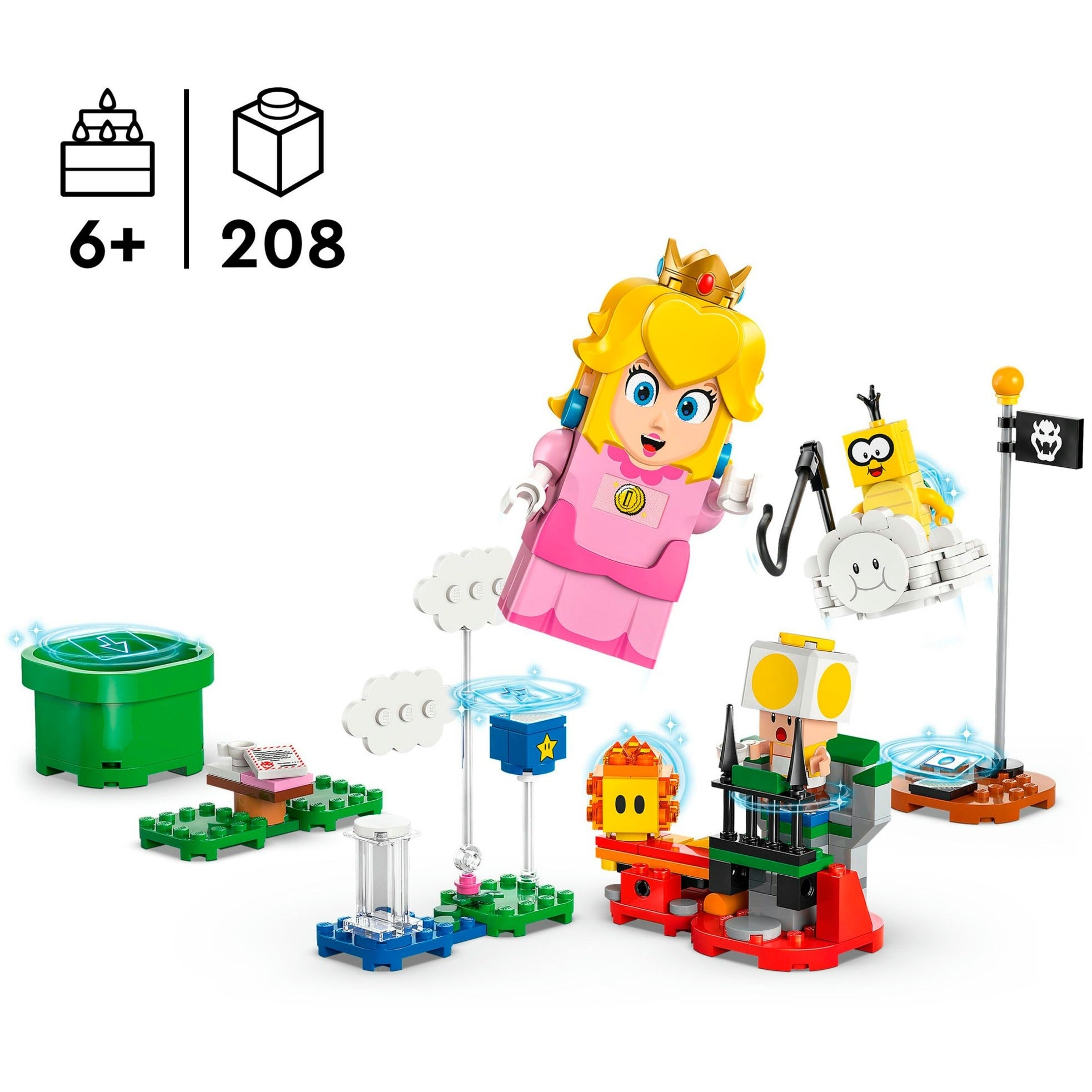 Lego super mario 71441 avonturen met interactieve perzik