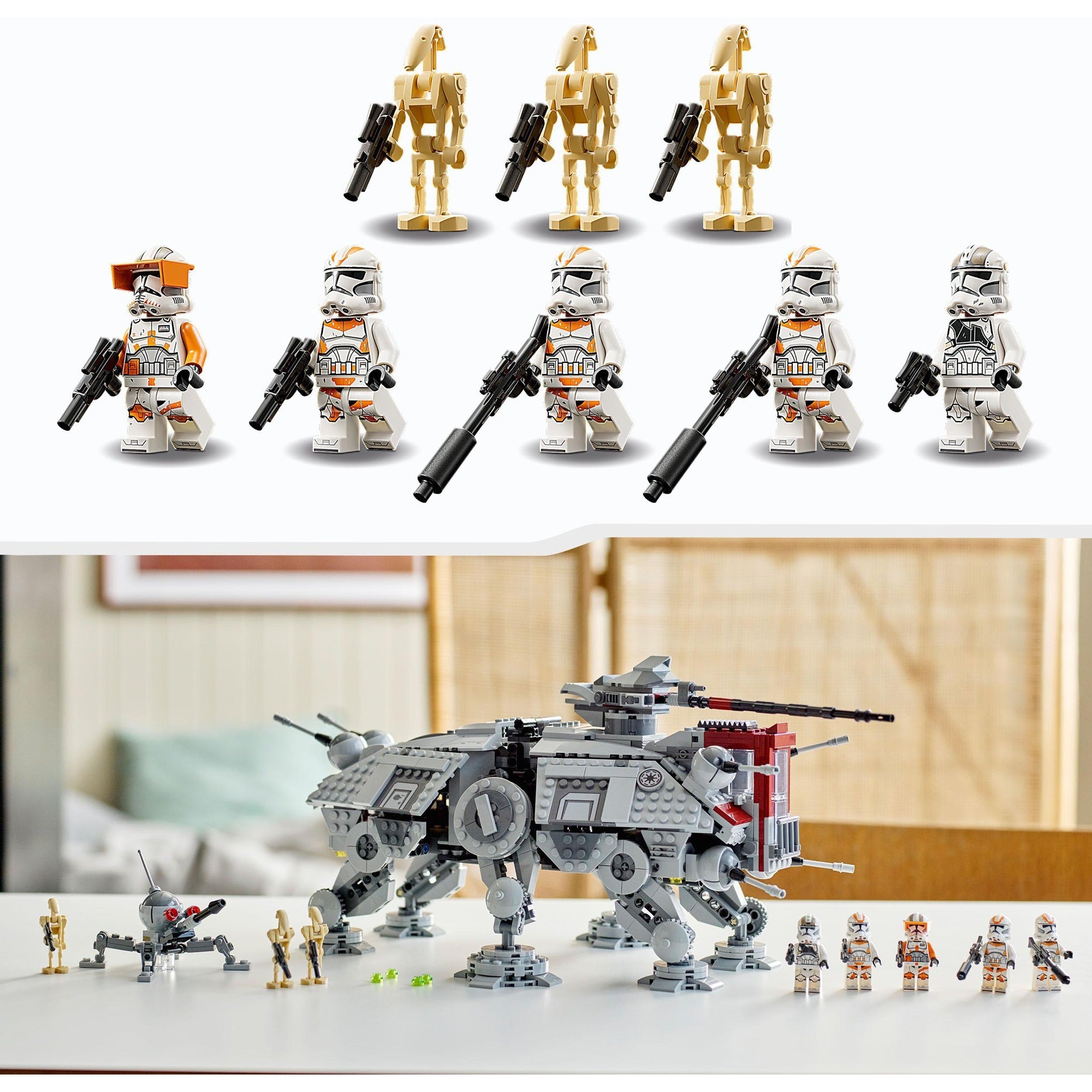 Lego star wars - at-te walker constructiespeelgoed (75337)