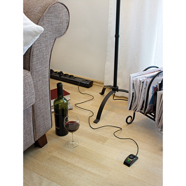 Brennenstuhl primera-tec comfort switch plus 19,500A surge protector power strip 7-gang black 2m H05VV-F 3G1.5 2 permanent, 5 switchable