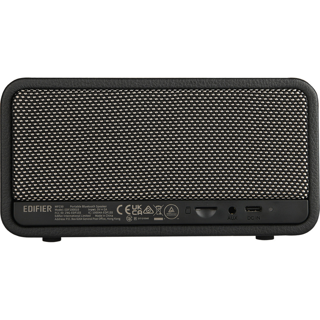 Edifier mp230 retro bluetooth speaker luidspreker (zwart, bluetooth, microsd, aux, usb-c)