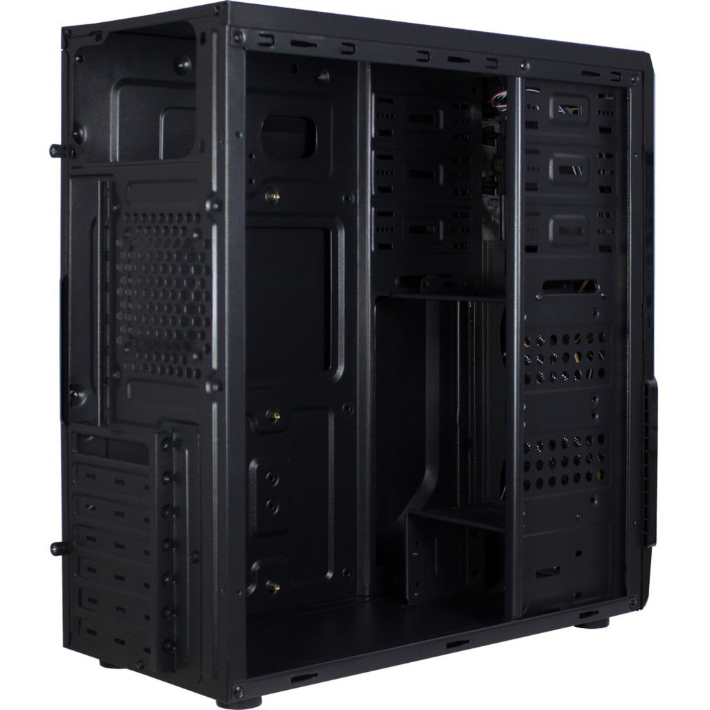 Inter-Tech B-42 RGB Midi Tower Case (Black | 3x USB-A | RGB | Window)