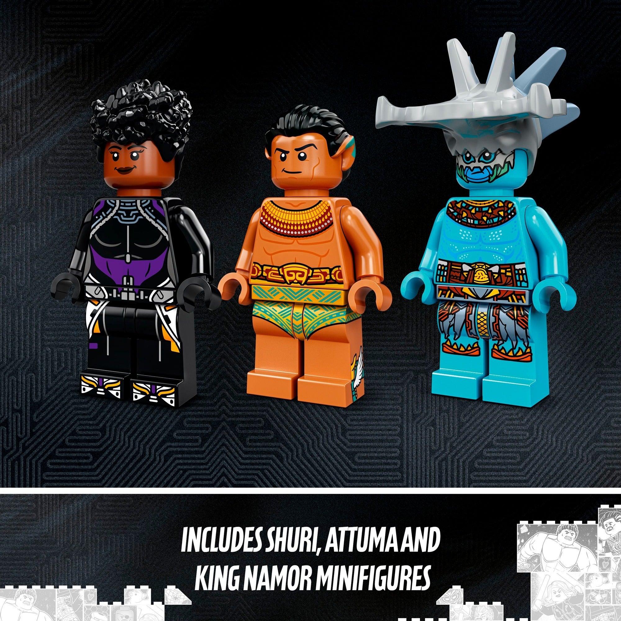 LEGO Marvel Super Heroes 76213 Koning Namor's Troonzaal