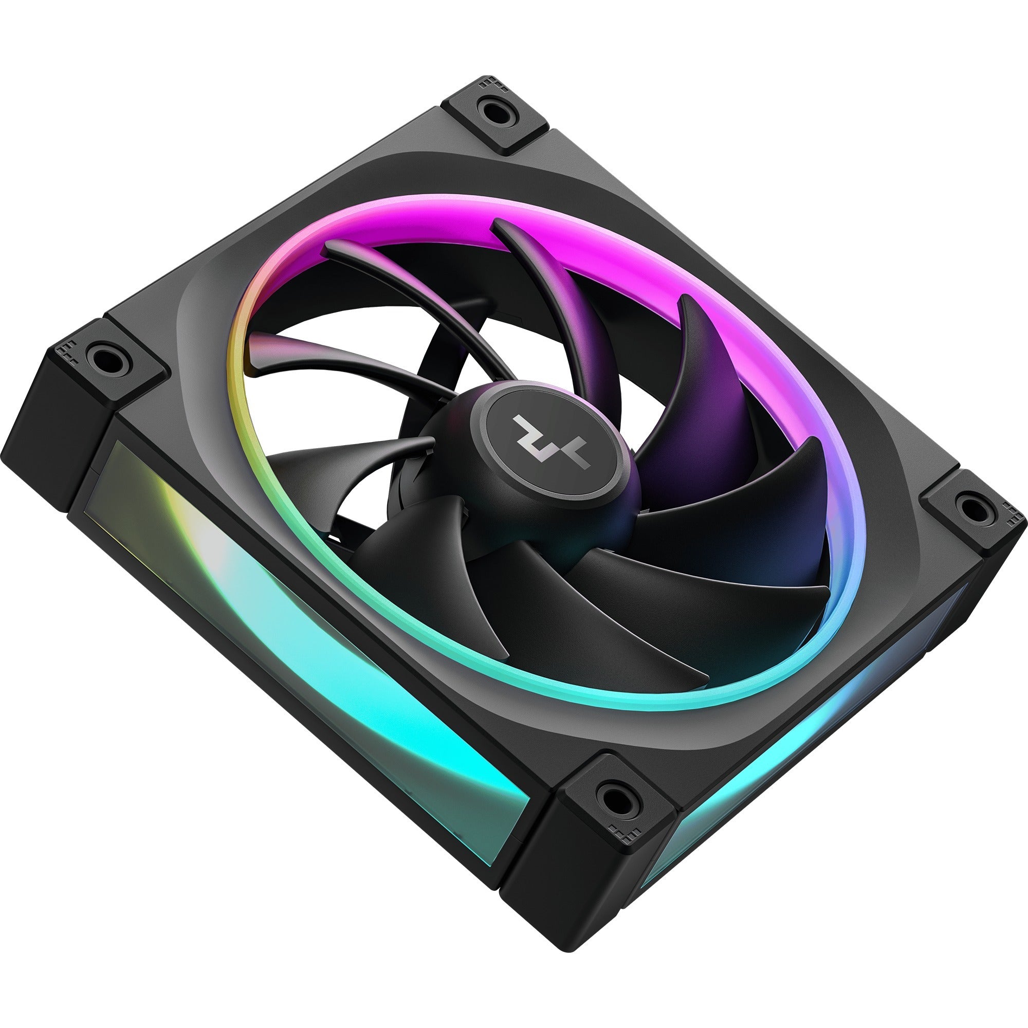 Deepcool fl12 rgb case fan (zwart, 120 x 120 x 25 mm, pwm)