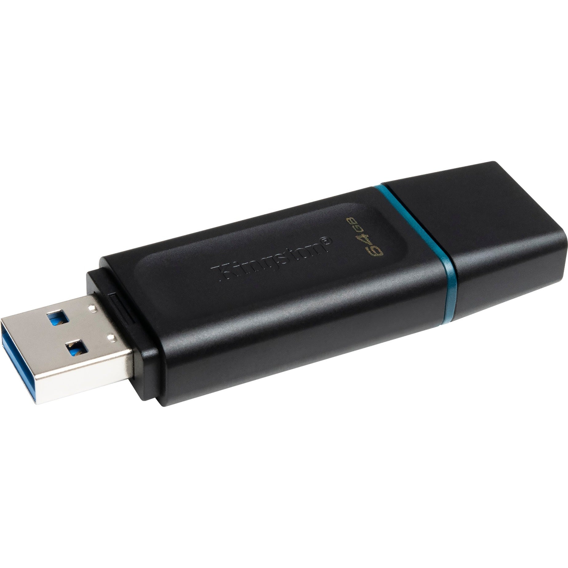 Kingston datatraveler exodia 64 gb usb-stick (zwart turquoise, dtx 64gb)
