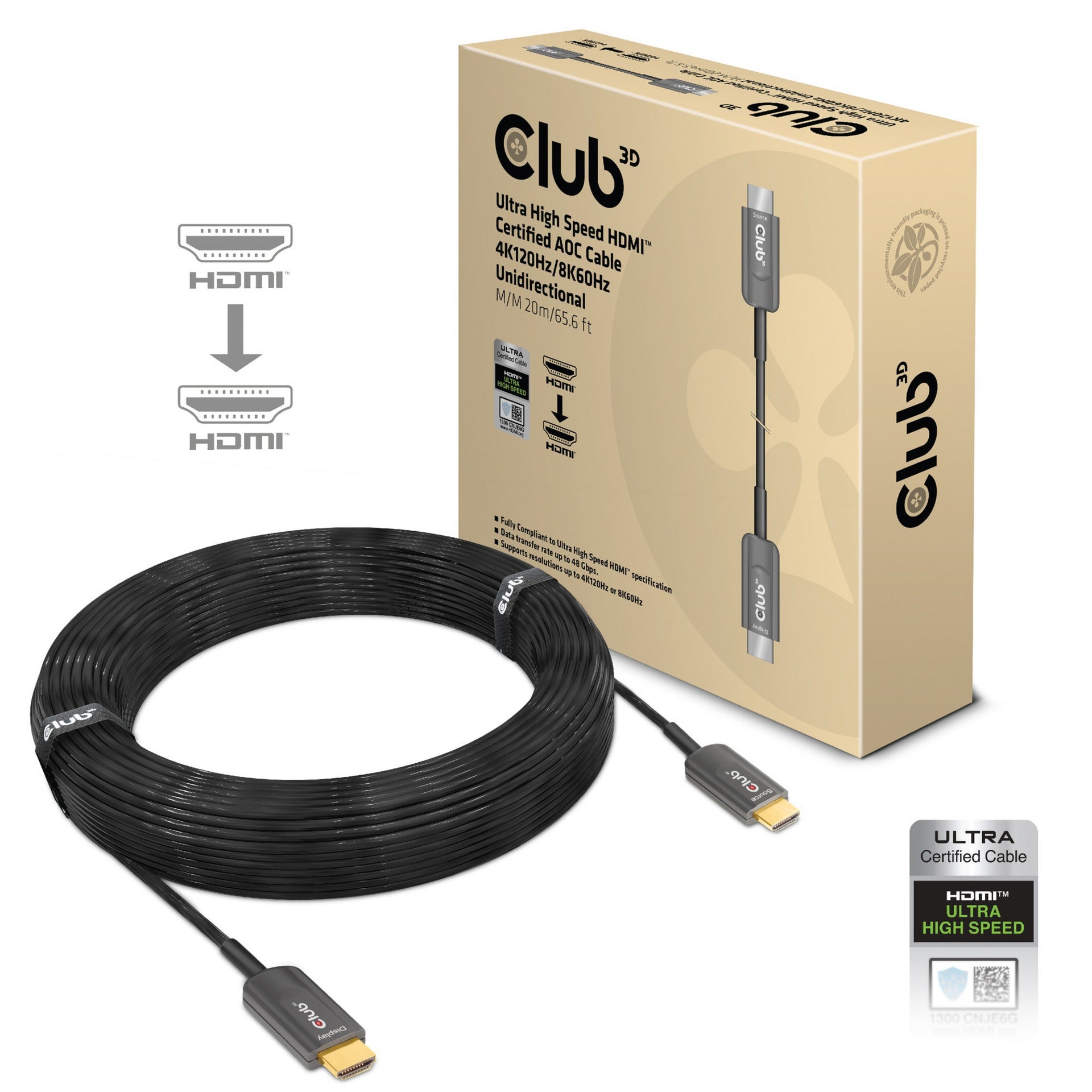 Club 3D Club 3D Hoge snelheid HDMI AOC