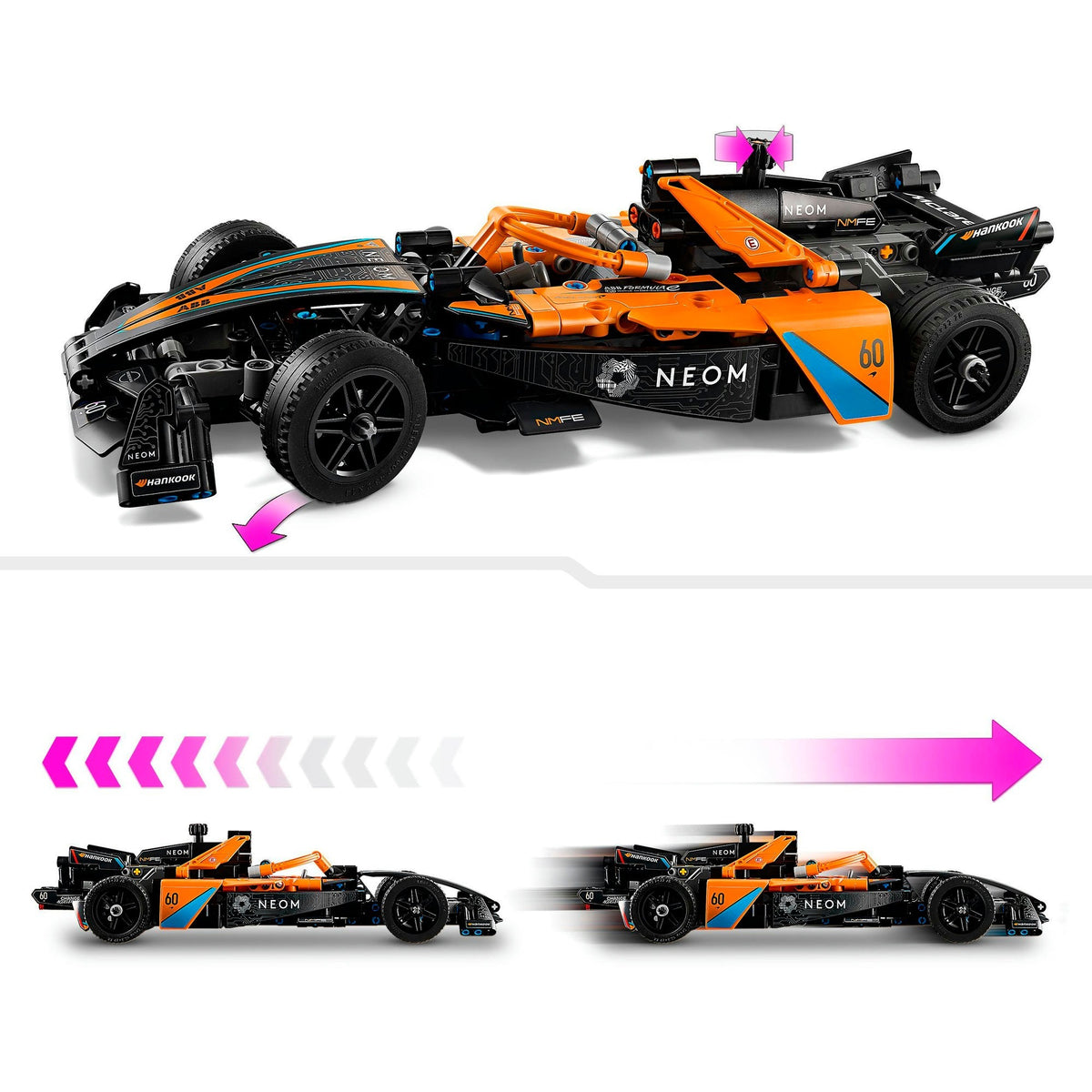 LEGO Technic - NEOM McLaren Formula E Race Car Building Toy (42169)