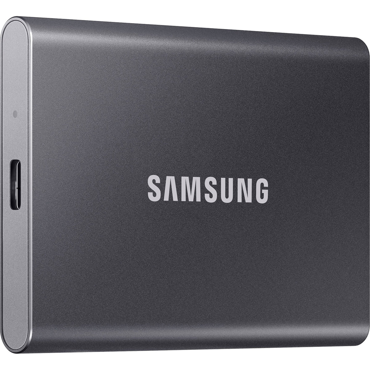 Samsung portable t7 2 tb externe ssd (grijs, mu-pc2t0t ww, usb-a 3.2 (10 gbit s))