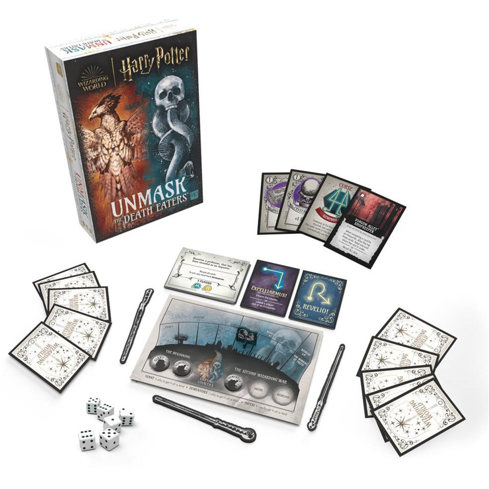 European player network harry potter: unmask the death eaters bordspel (engels, 3 - 8 spelers, 60 minuten, vanaf 11 jaar)
