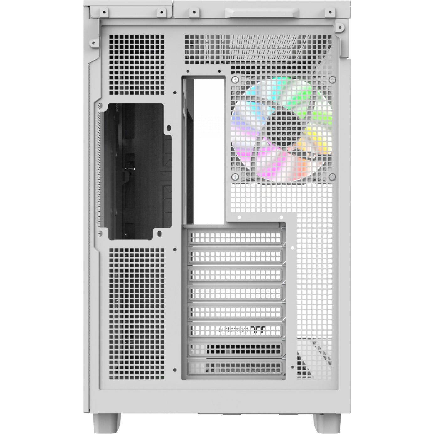 Thermaltake view 380 xl ws argb midi tower behuizing (wit houtkleur | 2x usb-a | 1x usb-c | rgb | tempered glass)