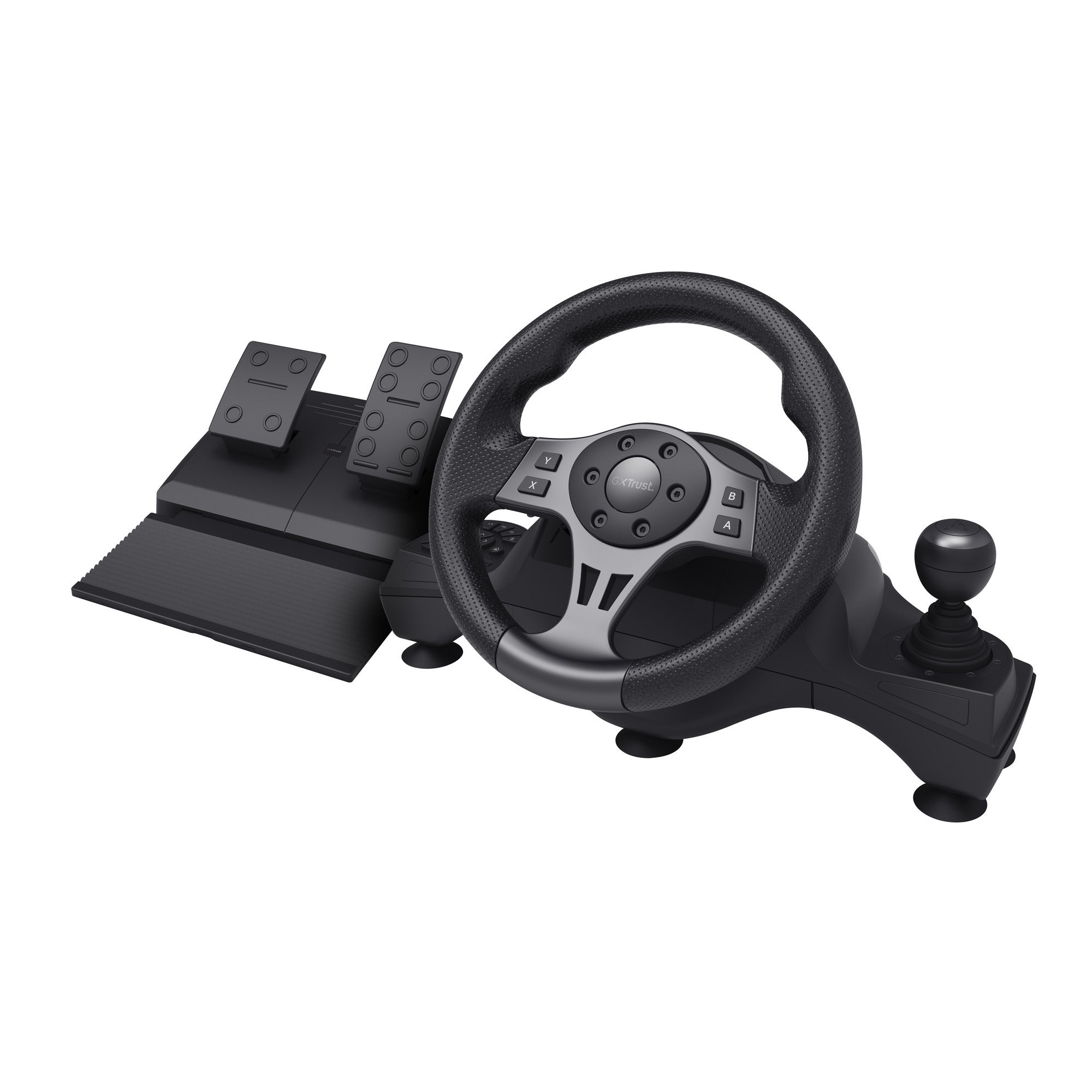 Trust gxt 289 movi racestuur stuur (zwart, pc, xbox series x s, switch, playstation 4)
