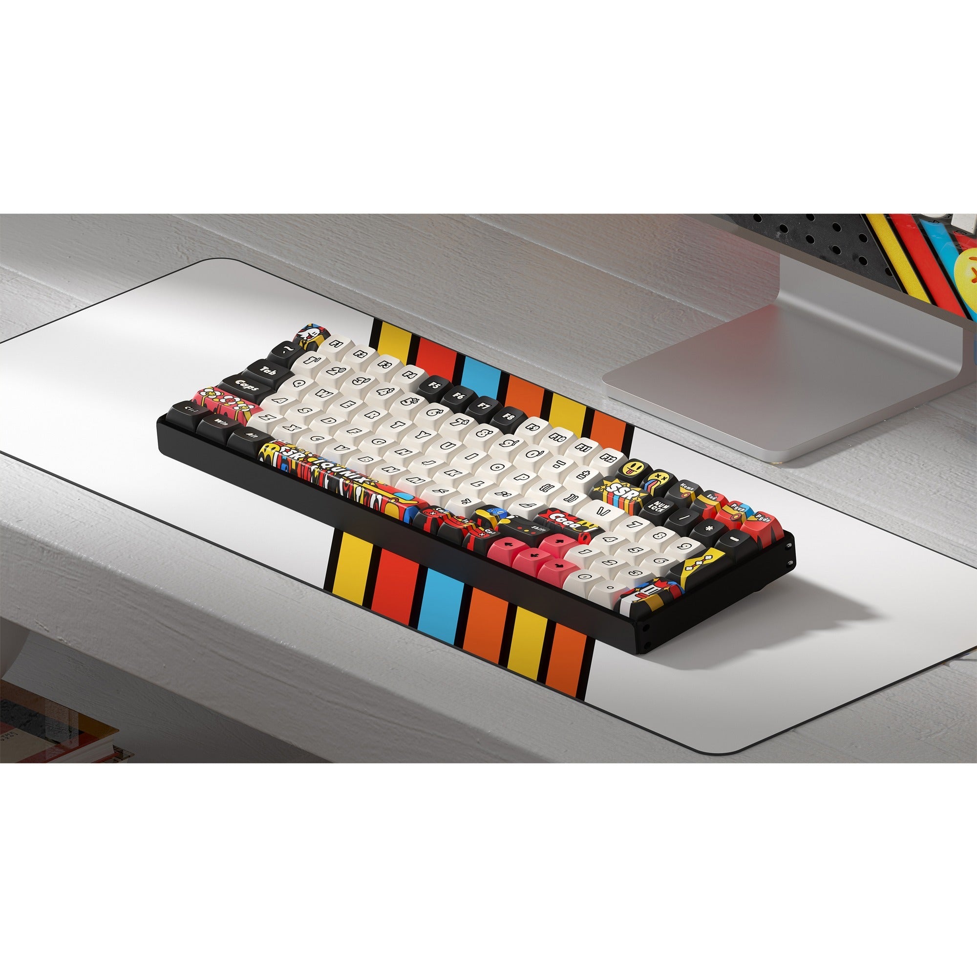 Iqunix F97 Graffiti Diary Draadloos Mechanisch Toetsenbord