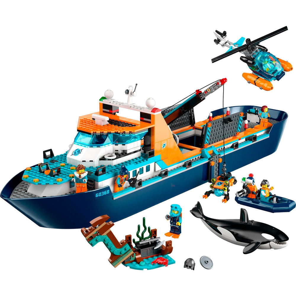 Lego city - poolonderzoeksschip constructiespeelgoed (60368)