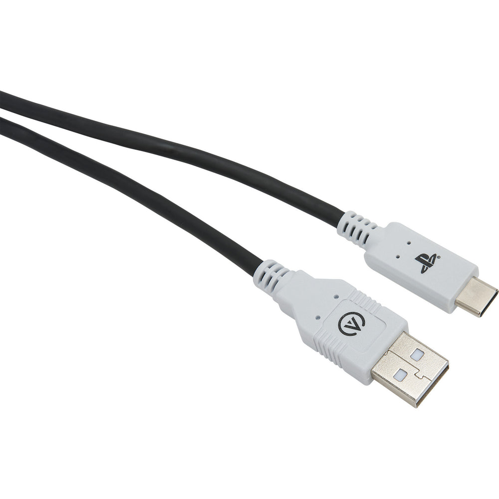 Powera usb-c-kabel voor playstation 5 (zwart wit, 3 meter)