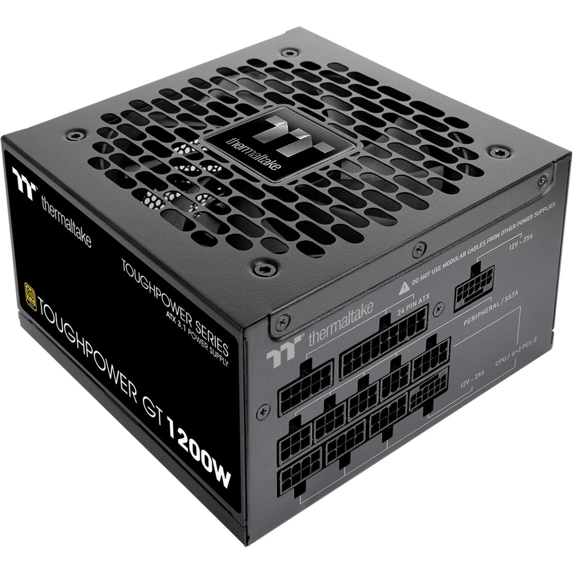 Thermaltake toughpower gt modulaire 1200 watt voeding (zwart, 5x pcie)
