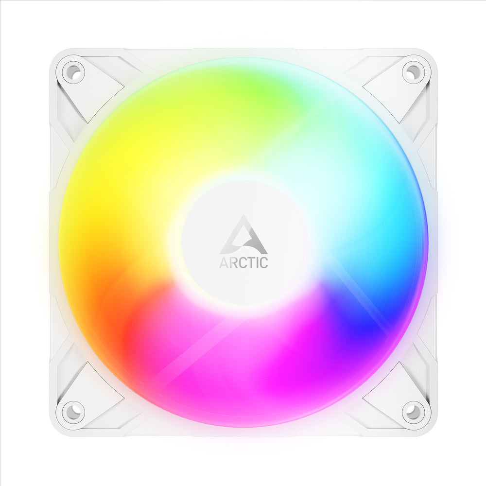 Arctic p12 pro reverse a-rgb case fan (wit, 120 x 120 x 27 mm, pwm)