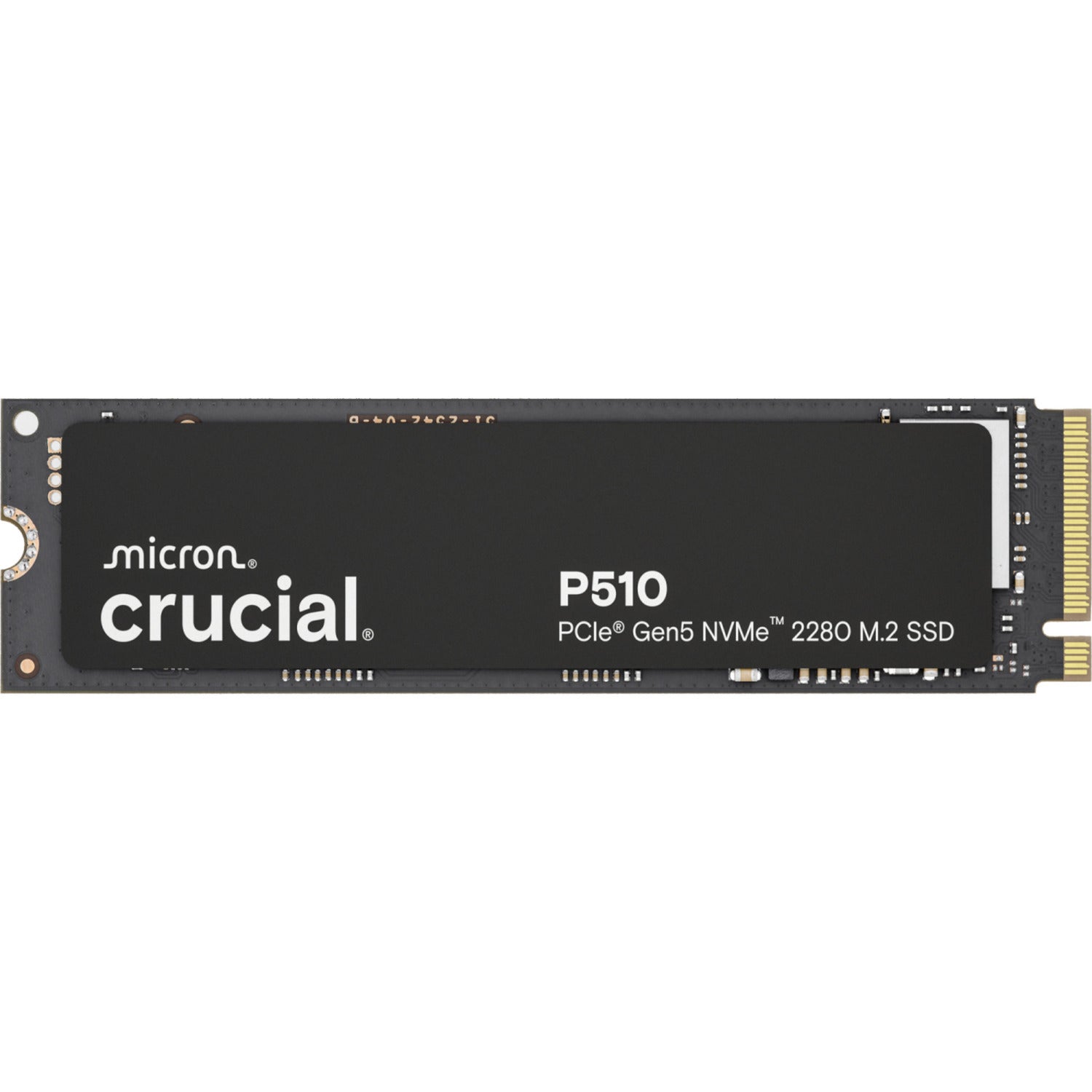Crucial p510 1 tb ssd (zwart, ct1000p510ssd8, pcie 5.0)