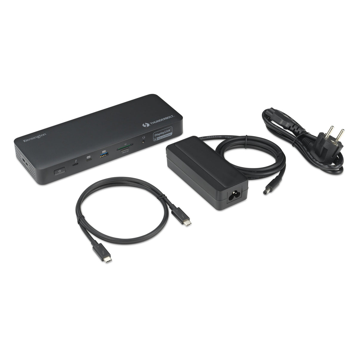 Kensington sd5920t eq thunderbolt 4 quad 4k hybrid dock met displaylink technology dockingstation (zwart)