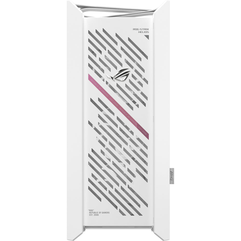 Asus rog strix helios ii gx601s midi tower behuizing (wit | 4x usb-a | 2x usb-c | rgb | tempered glass)