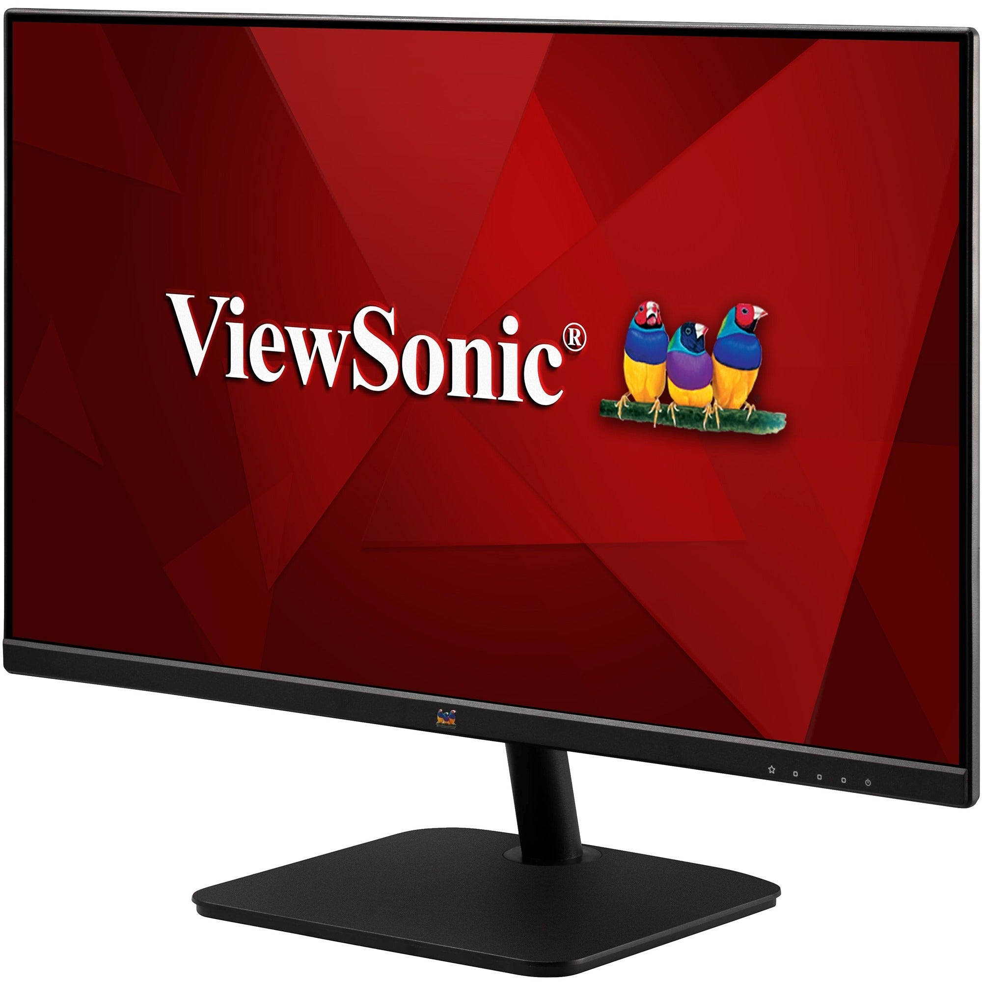 Viewsonic va2432-mhd 23.8 monitor (zwart (mat), 1x hdmi, 1x displayport, sound)