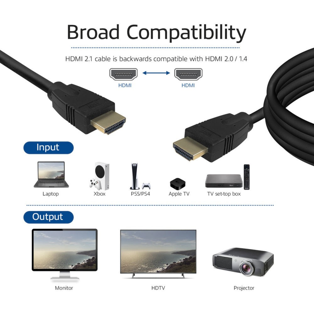 ACT Connectivity Connectivity 3 meter HDMI 8K Ultra High Speed ​​kabel v2.1 HDMI-A