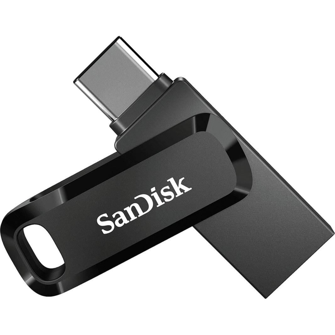 Sandisk ultra dual drive go 64 gb usb-stick (zwart, usb-a 3.2 (5 gbit s), usb-c 3.2 (5 gbit s))