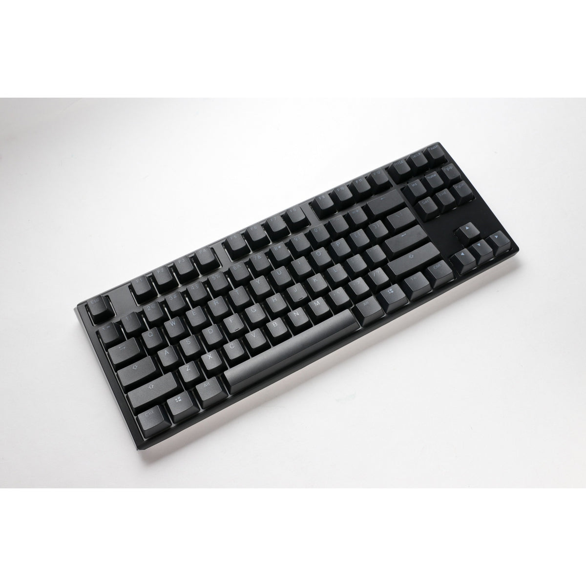 Ducky One 3 Classic TKL RGB Mechanical Keyboard (Black, US Layout (QWERTY), Cherry MX Speed Silver, 80% (TKL), RGB LEDs, Double-Shot PBT, Hot-Swappable, Quack Mechanics)