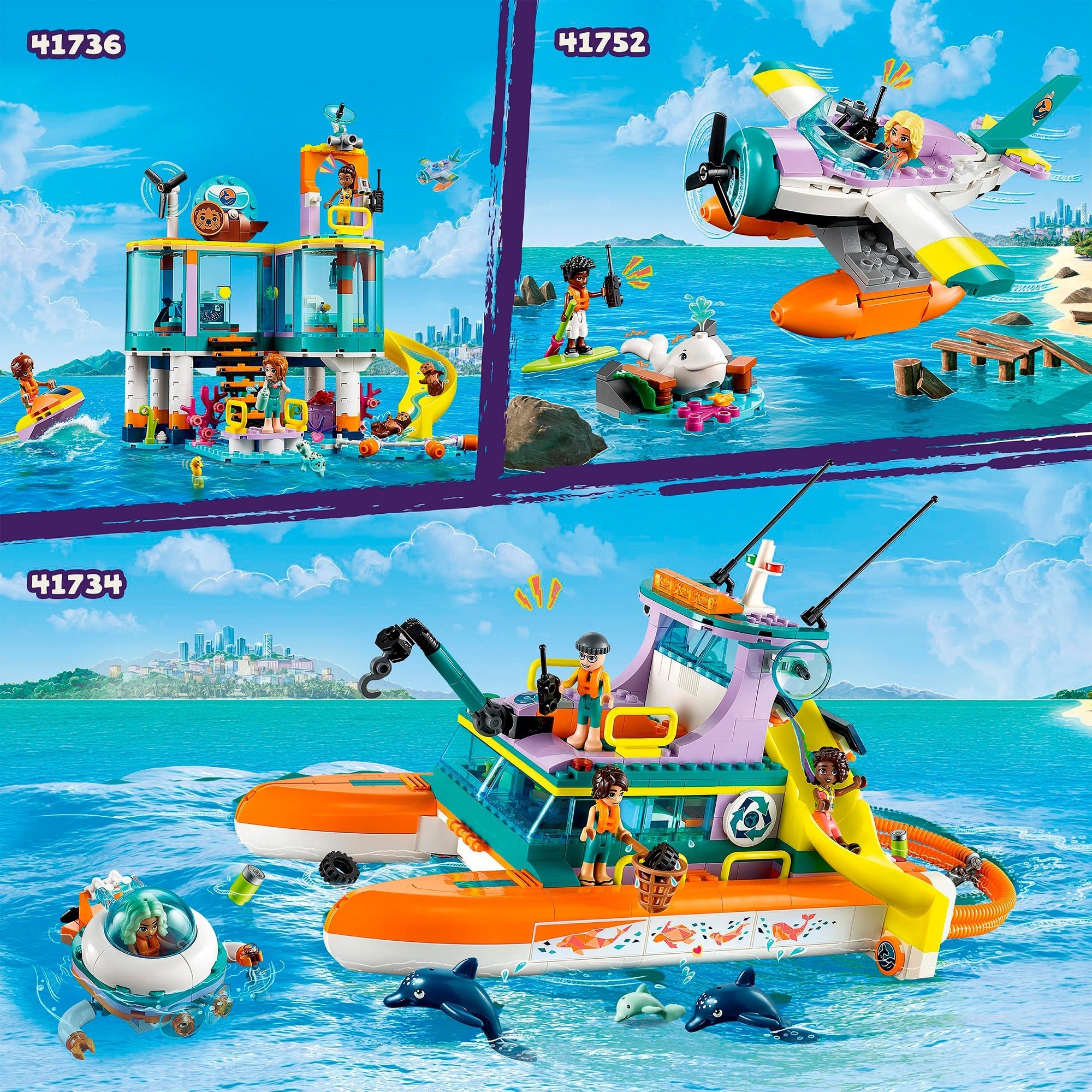 Lego friends 41734 reddingsboot op zee