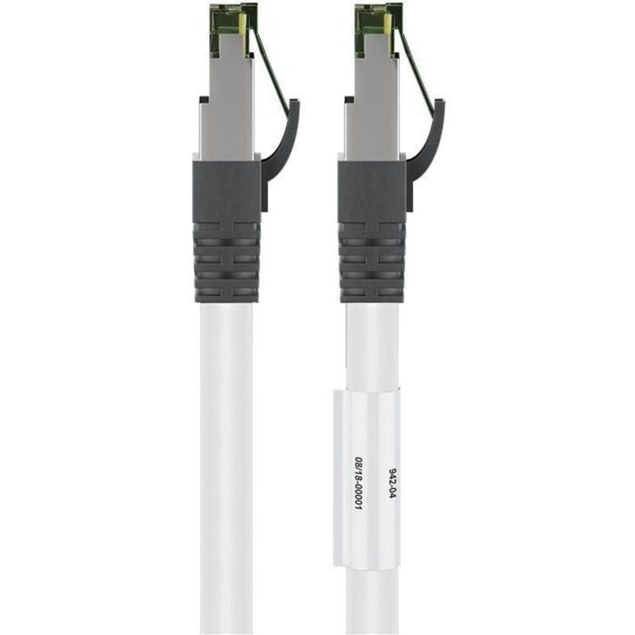 Goobay cat.8.1 netwerkkabel (wit, 2 meter, s ftp (pimf), rj-45)