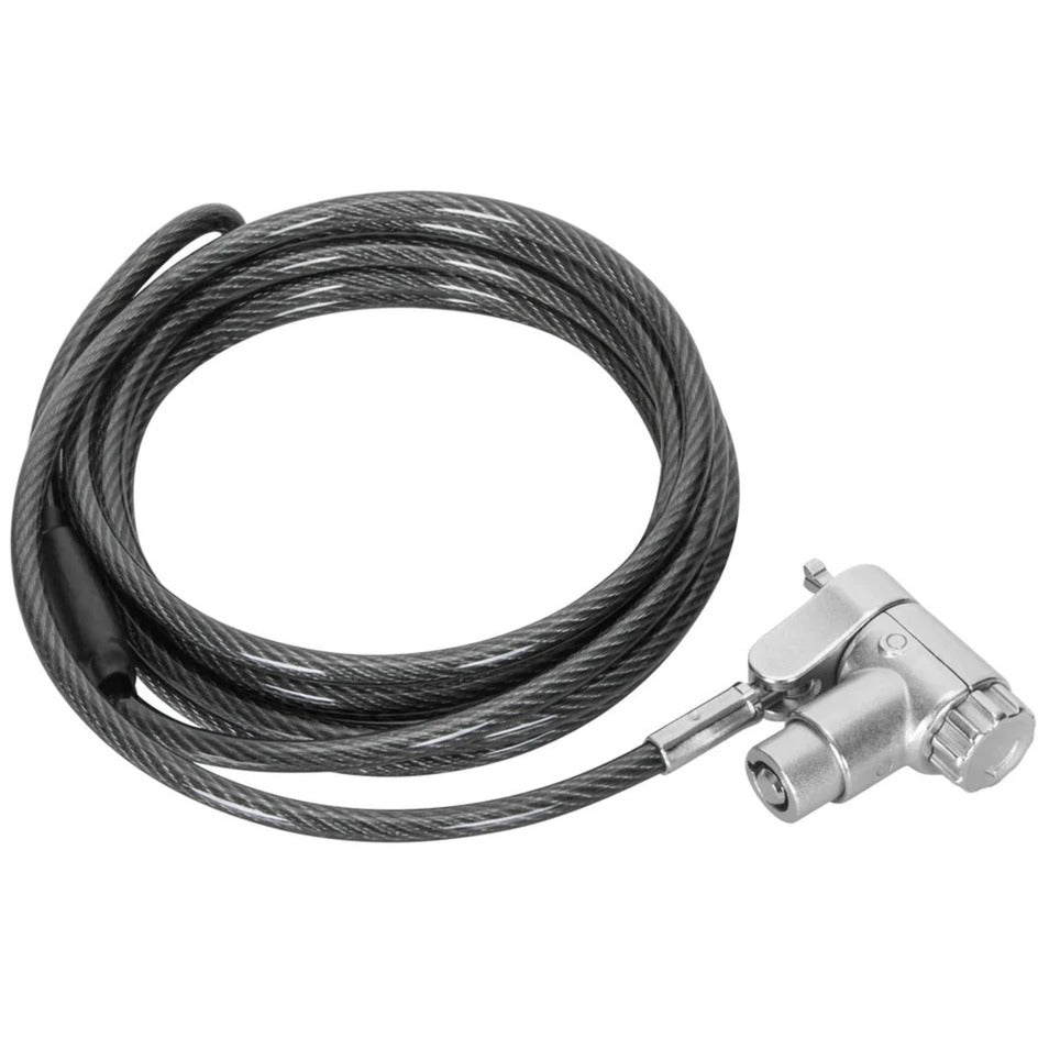 Targus defcon ultimate universal keyed cable lock with adaptable lock head diefstalbeveiliging
