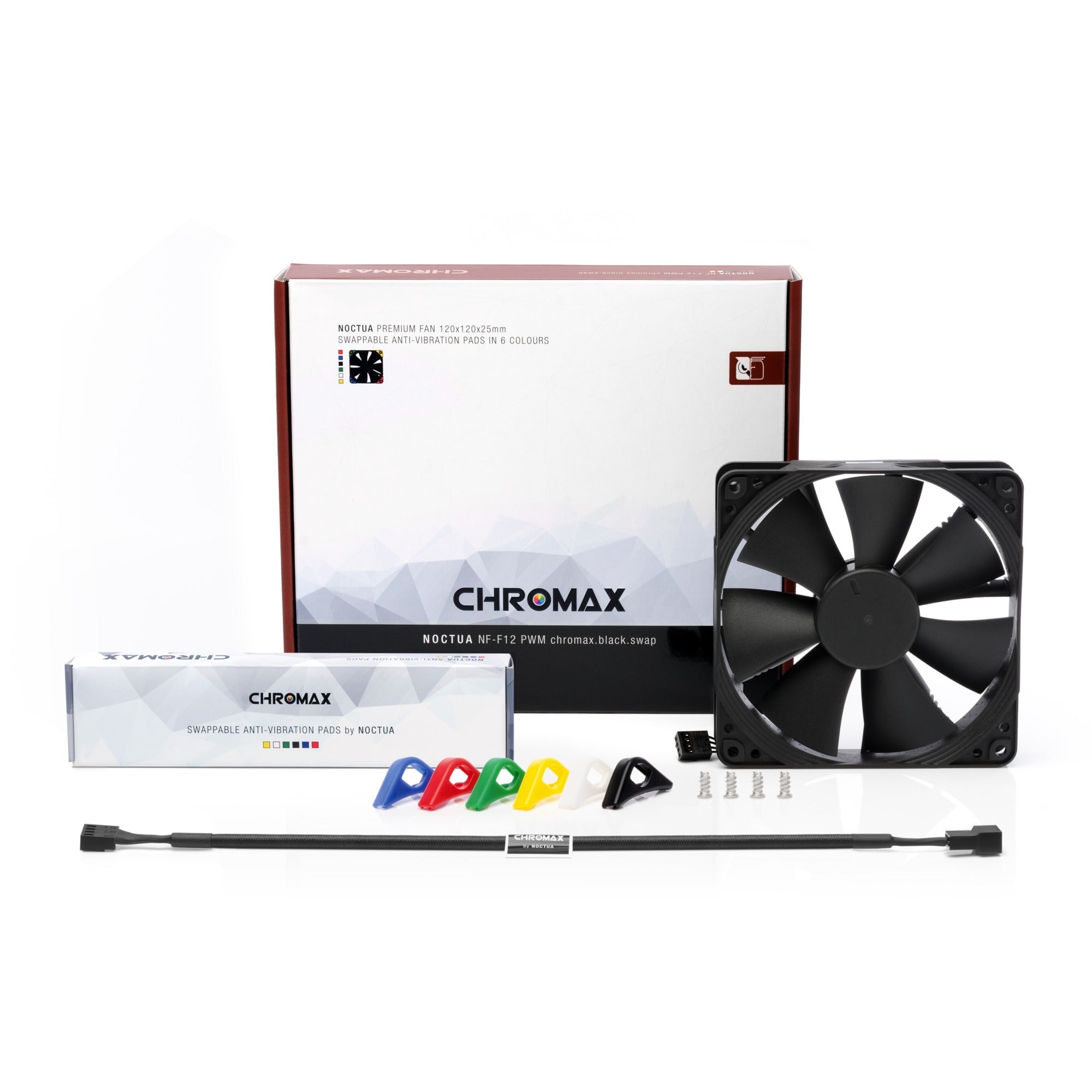 Noctua Noctua NF-F12 PWM Chromax.Zwart.Swap