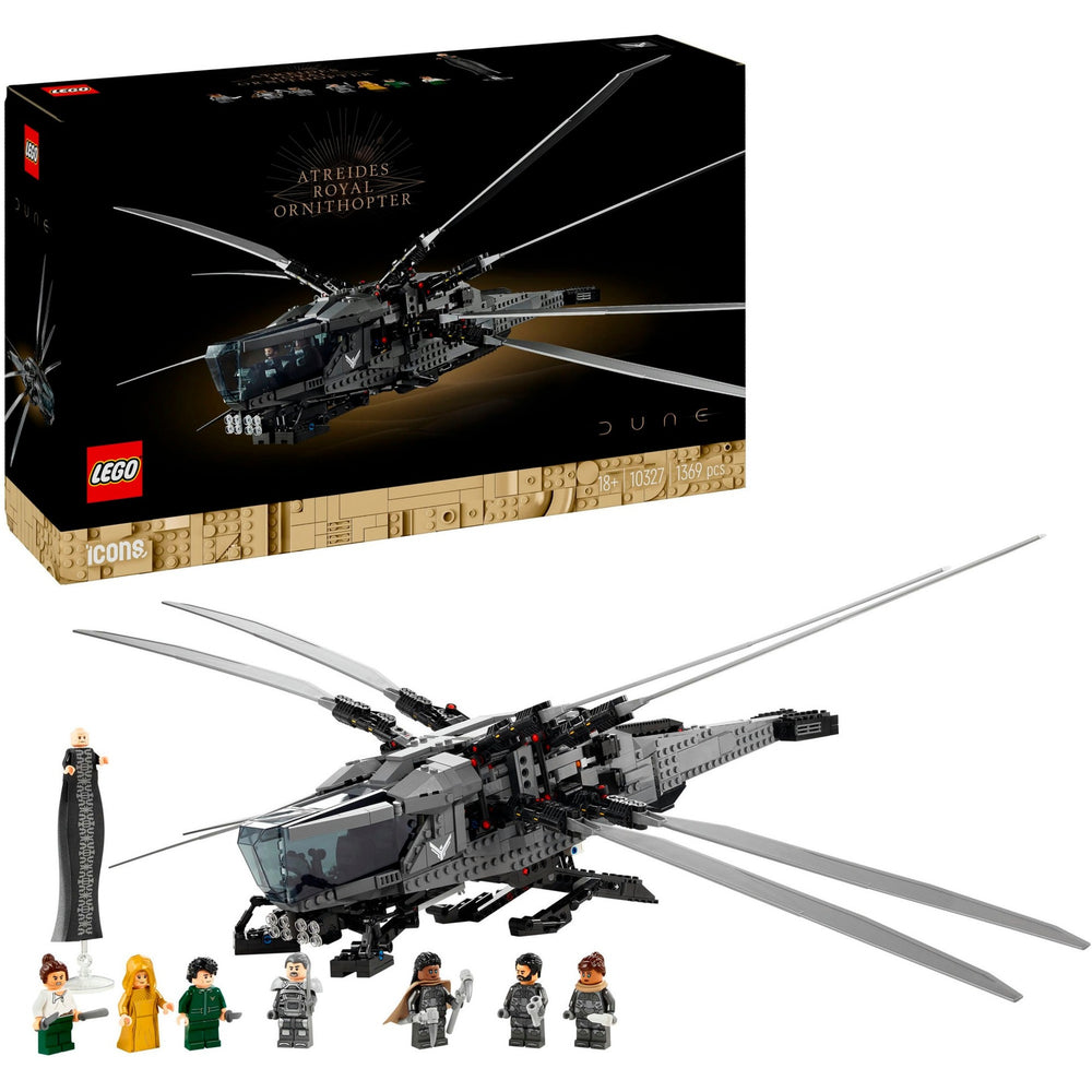 Lego-iconen 10327 duin atreides koninklijke ornithopter