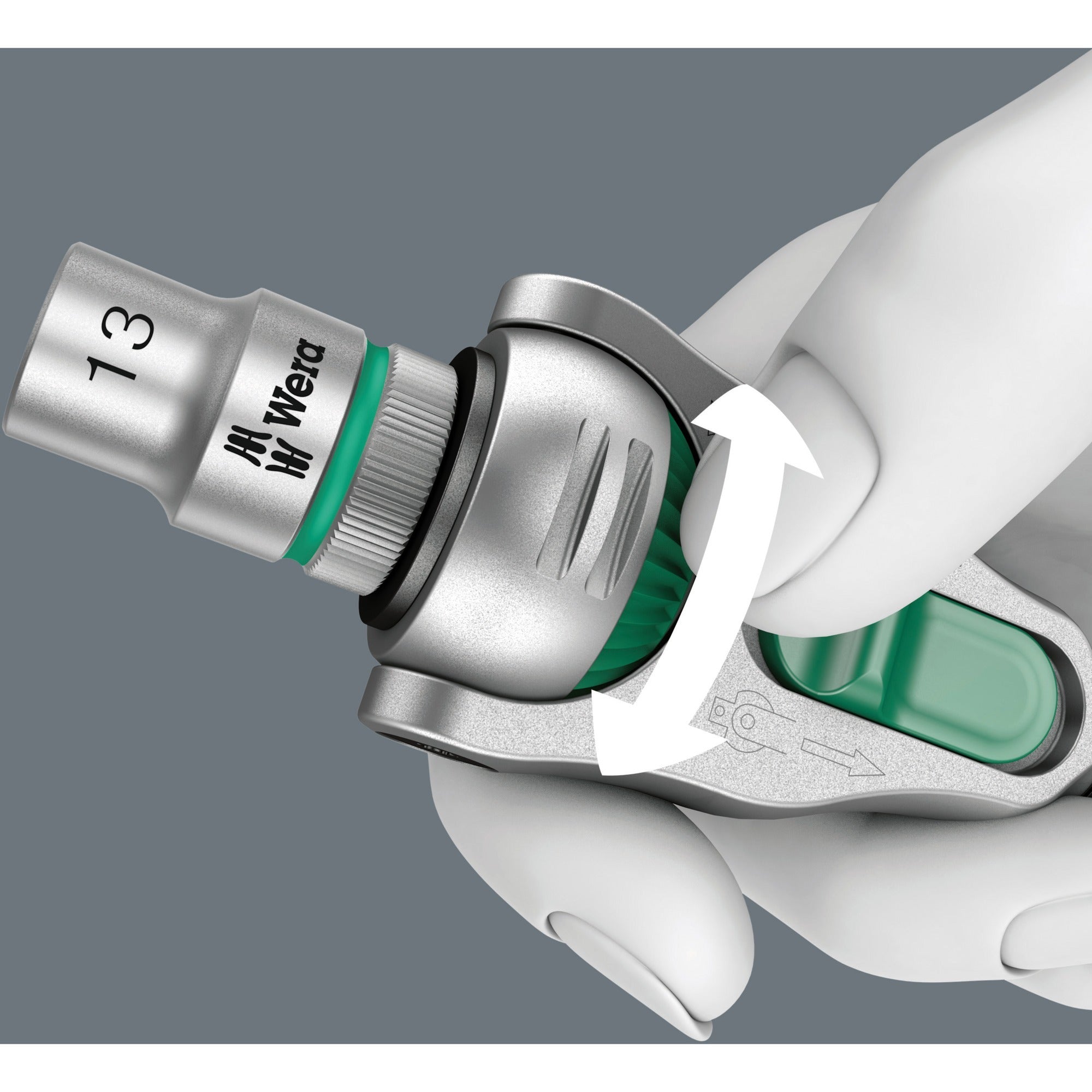Wera 8000 A SB Zyklop Speed ​​ratel met 1 4-aandrijving