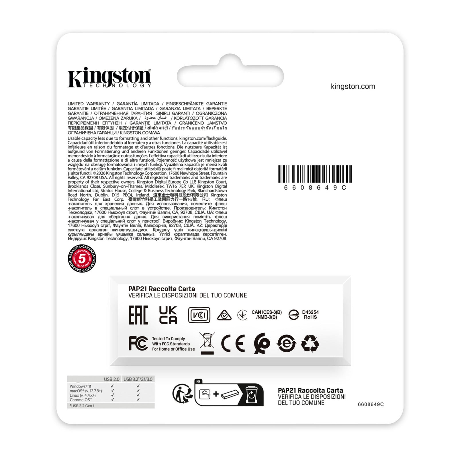 Kingston datatraveler exodia 512 gb usb-stick (zwart lila, usb-a 3.2 gen 1 (5 gbit s))