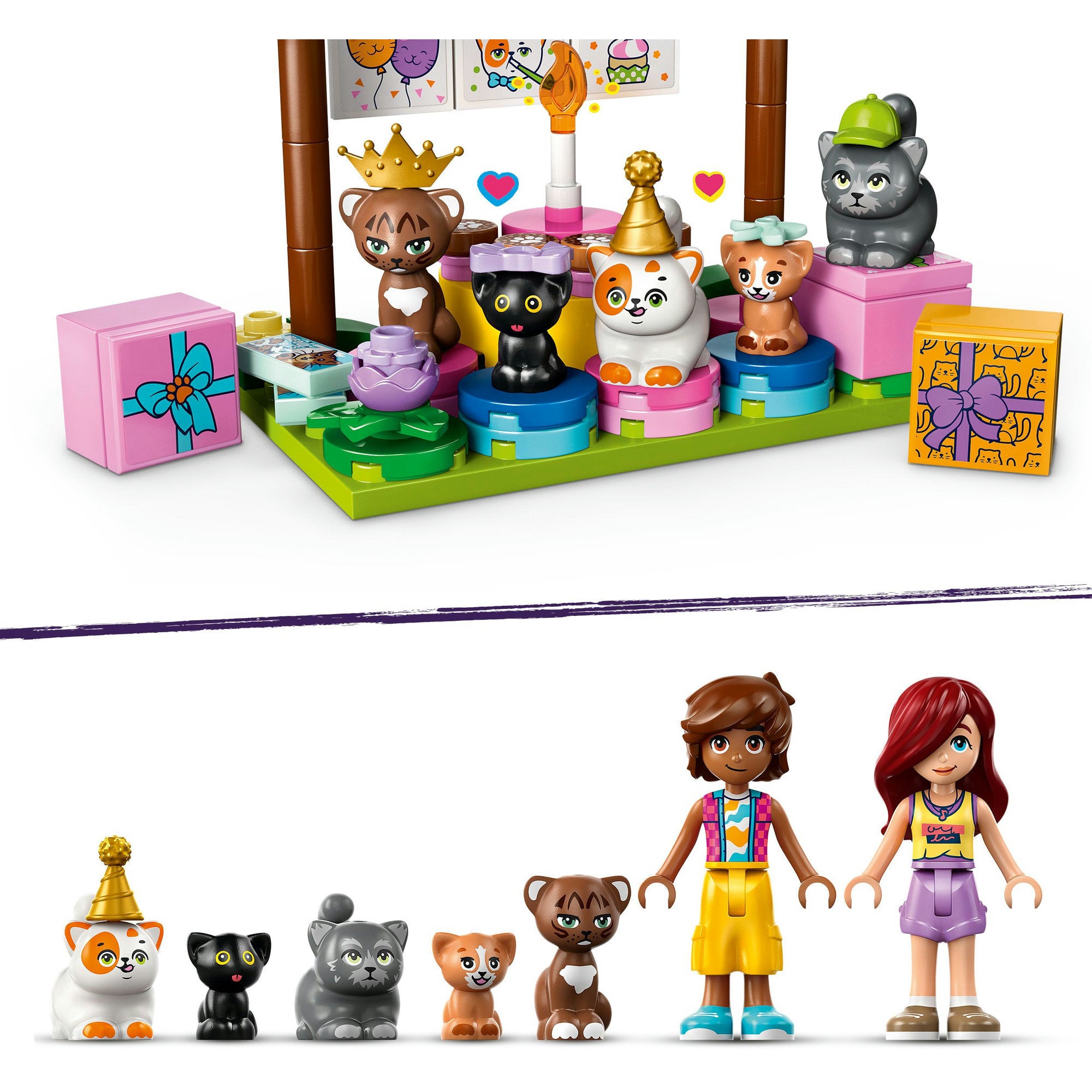 Lego 42666 Friends Kattenverjaardagsfeestjes en Boomhut