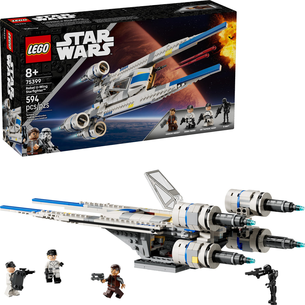 Lego star wars 75399 en of rebel u-wint starfighter ruimteschip