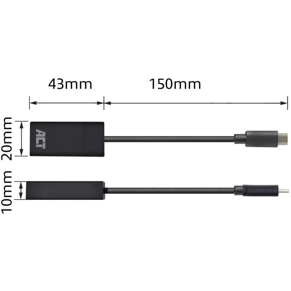 ACT Connectiviteit Connectiviteit USB-C naar HDMI vrouwelijke adapter