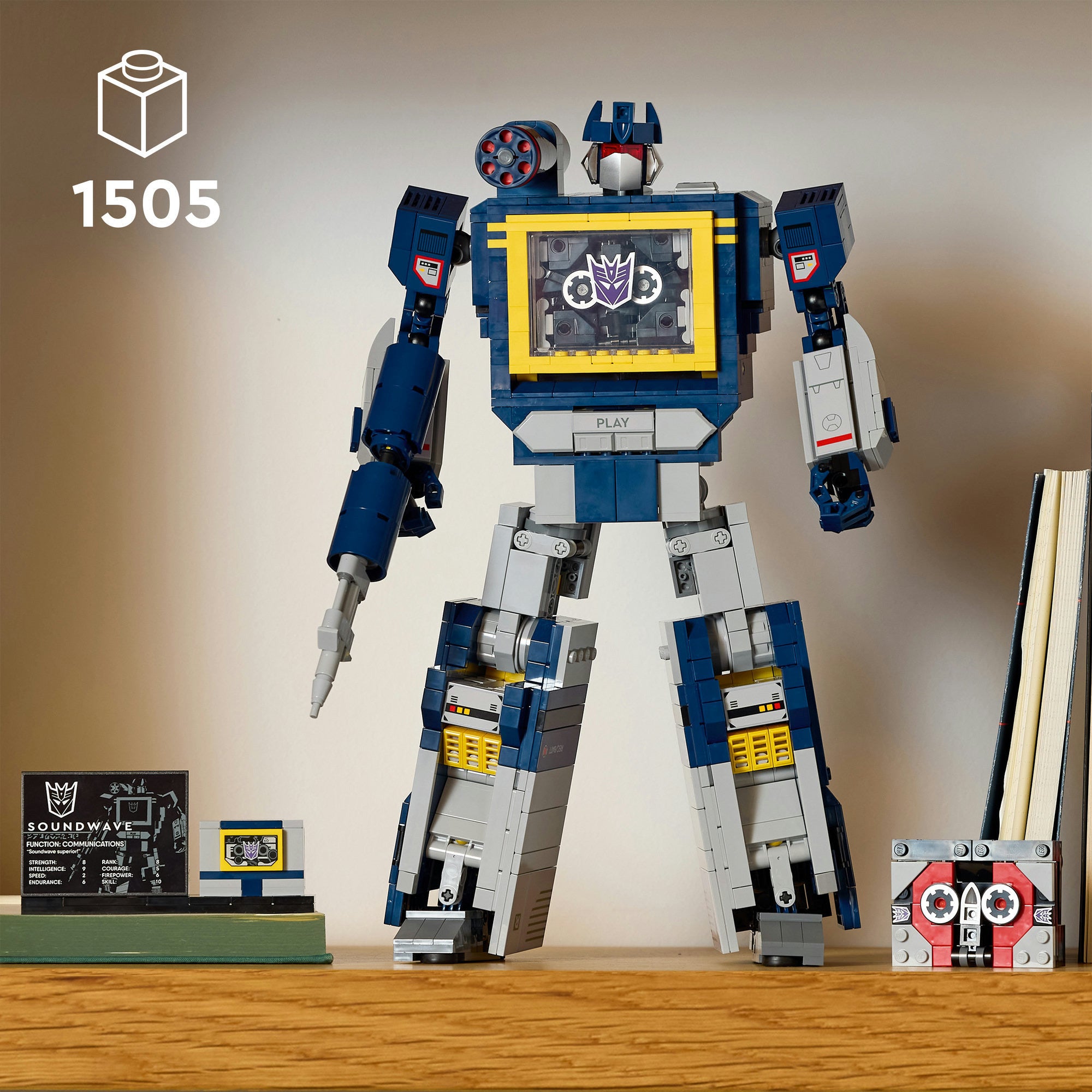 Lego icons - transformers: soundwave constructiespeelgoed (10358)
