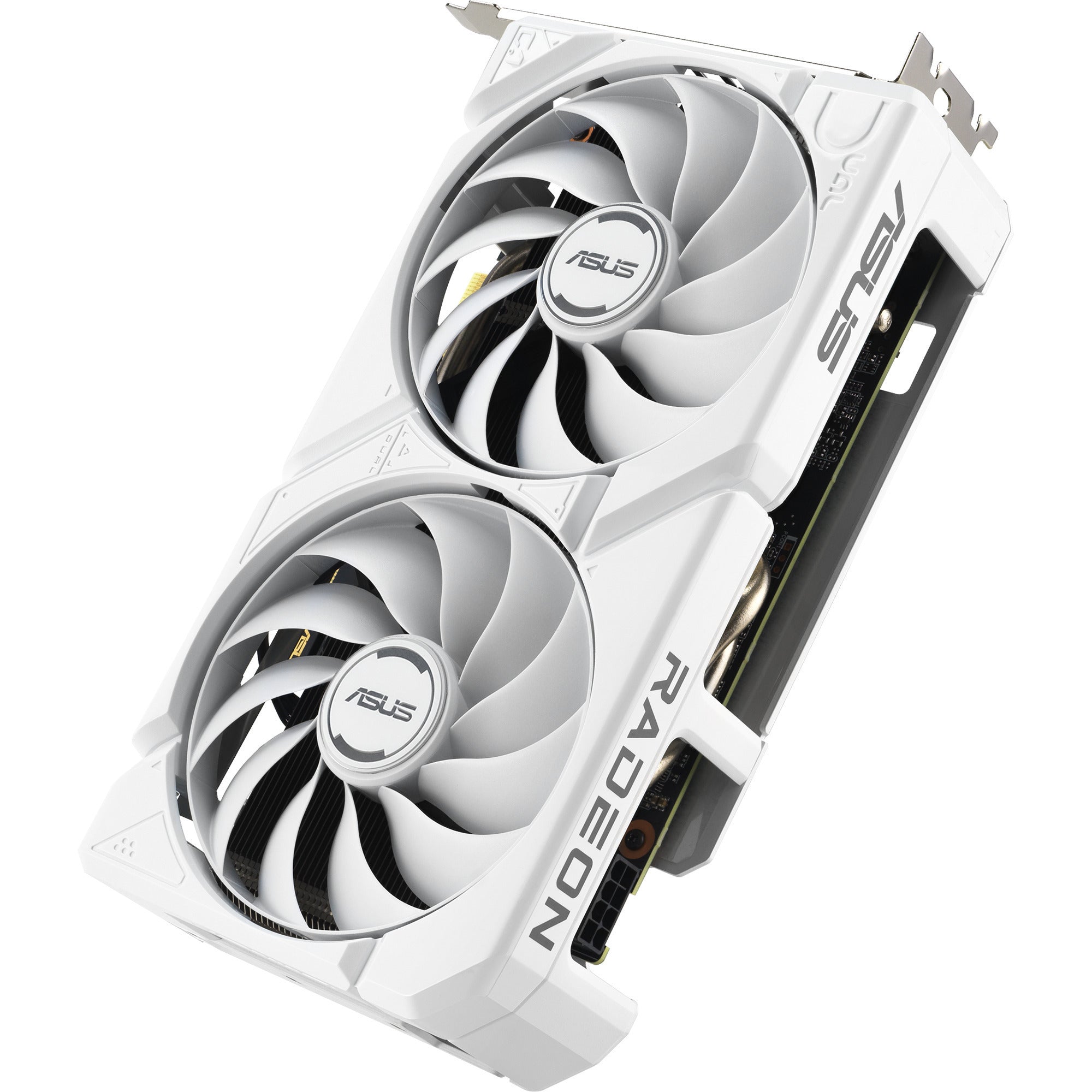 Asus radeon rx 9060 xt dual white edition 16gb grafische kaart (wit, rdna4, gddr6, 2x displayport, 1x hdmi 2.1)