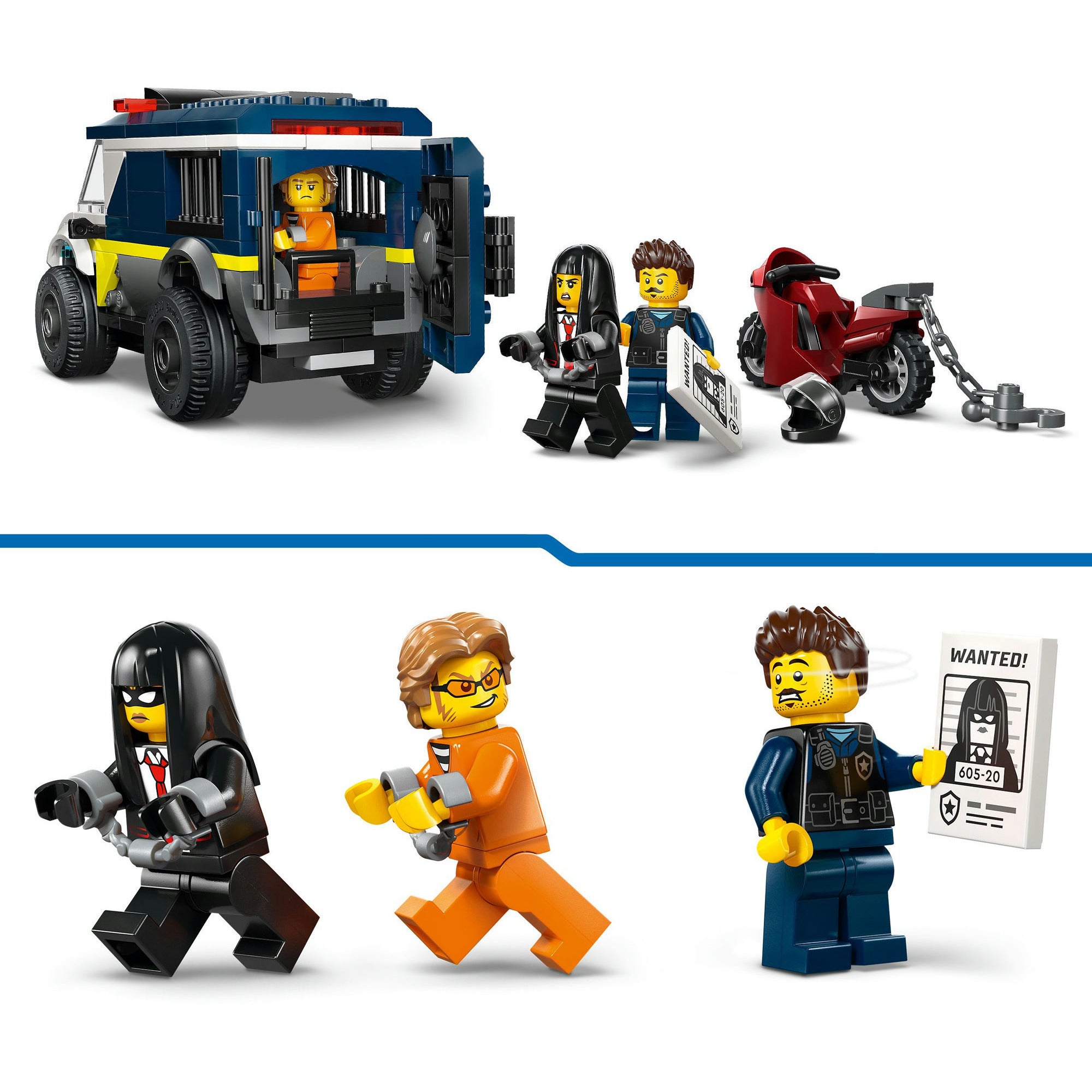 Lego city 60479 politie gevangenentransport