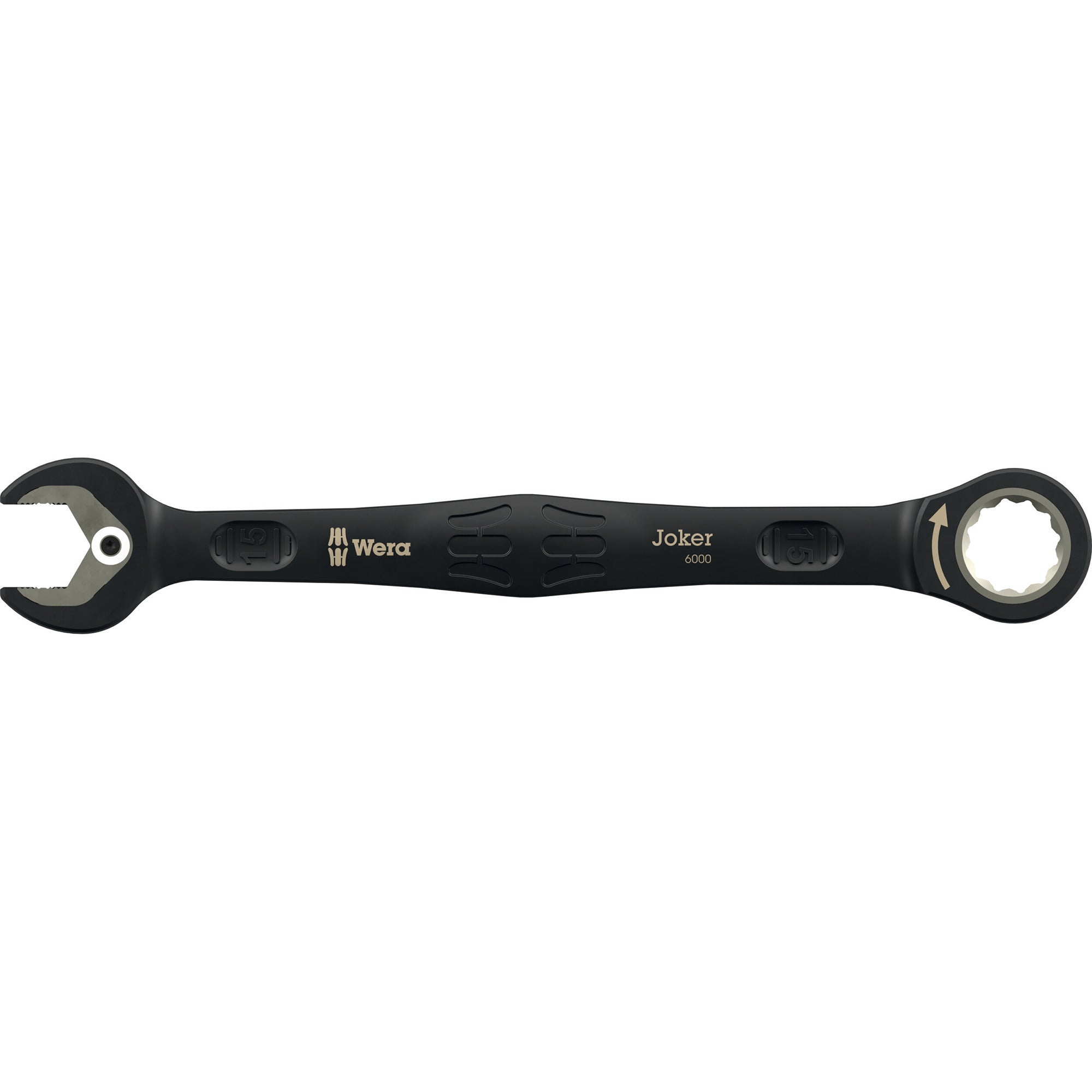 Wera 6000 joker black edition 11 set 1 steek-ringratelsleutelset, 11‑delig moersleutel (zwart)