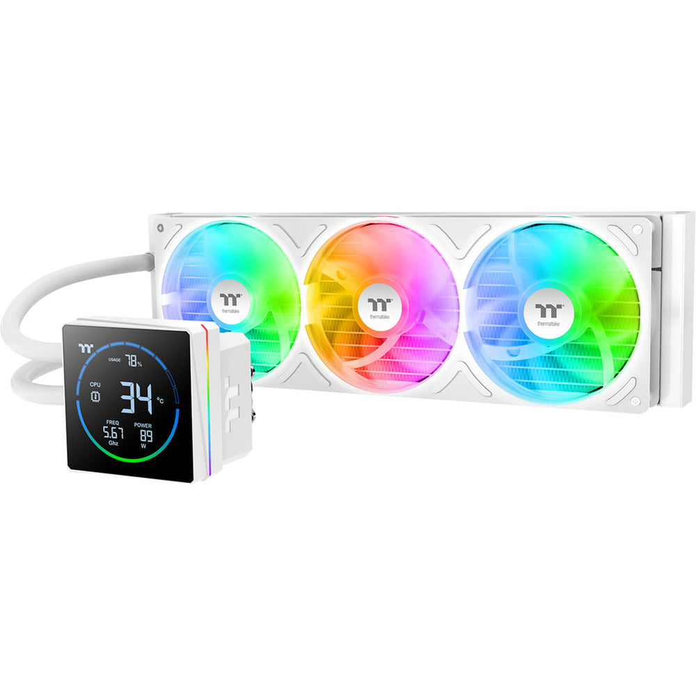 Thermaltake th360-s v3 argb sync aio liquid cooler - snow edition waterkoeling (wit)