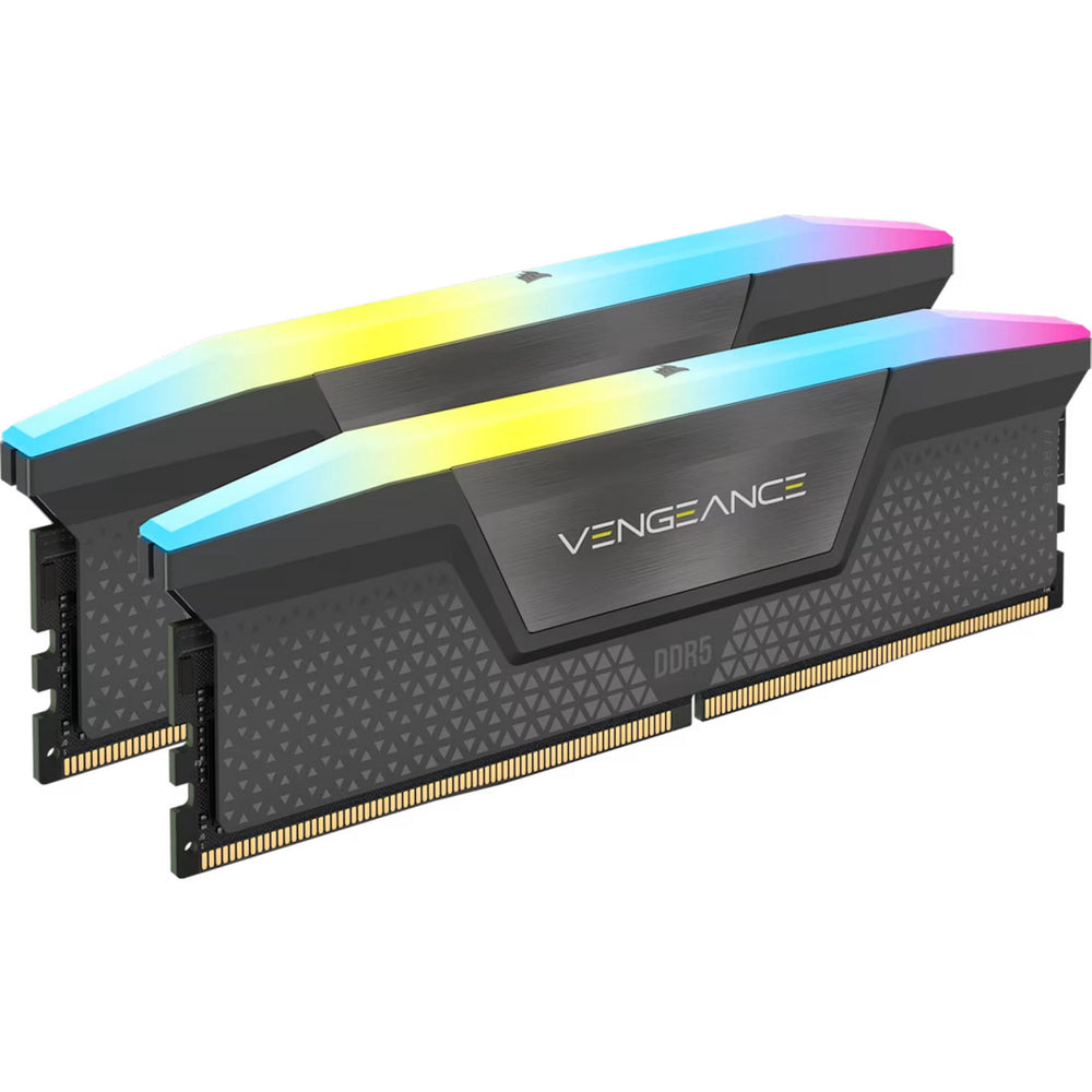 Corsair vengeance 16 gb ddr5-5200 (2x 8 gb) werkgeheugen (grijs, cmh16gx5m2b5200z40, udimm, xmp, expo)