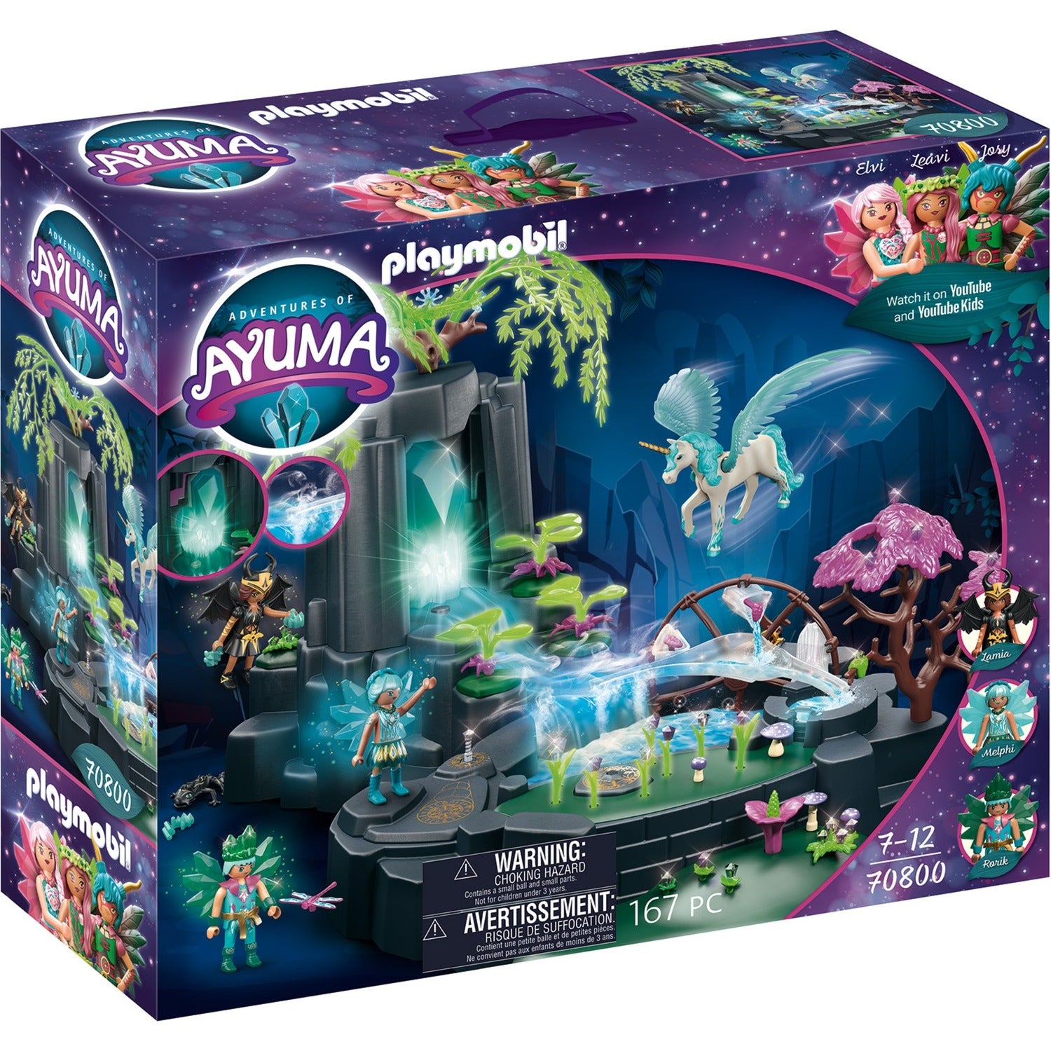 Playmobil ayuma - magische energiebron constructiespeelgoed (70800)