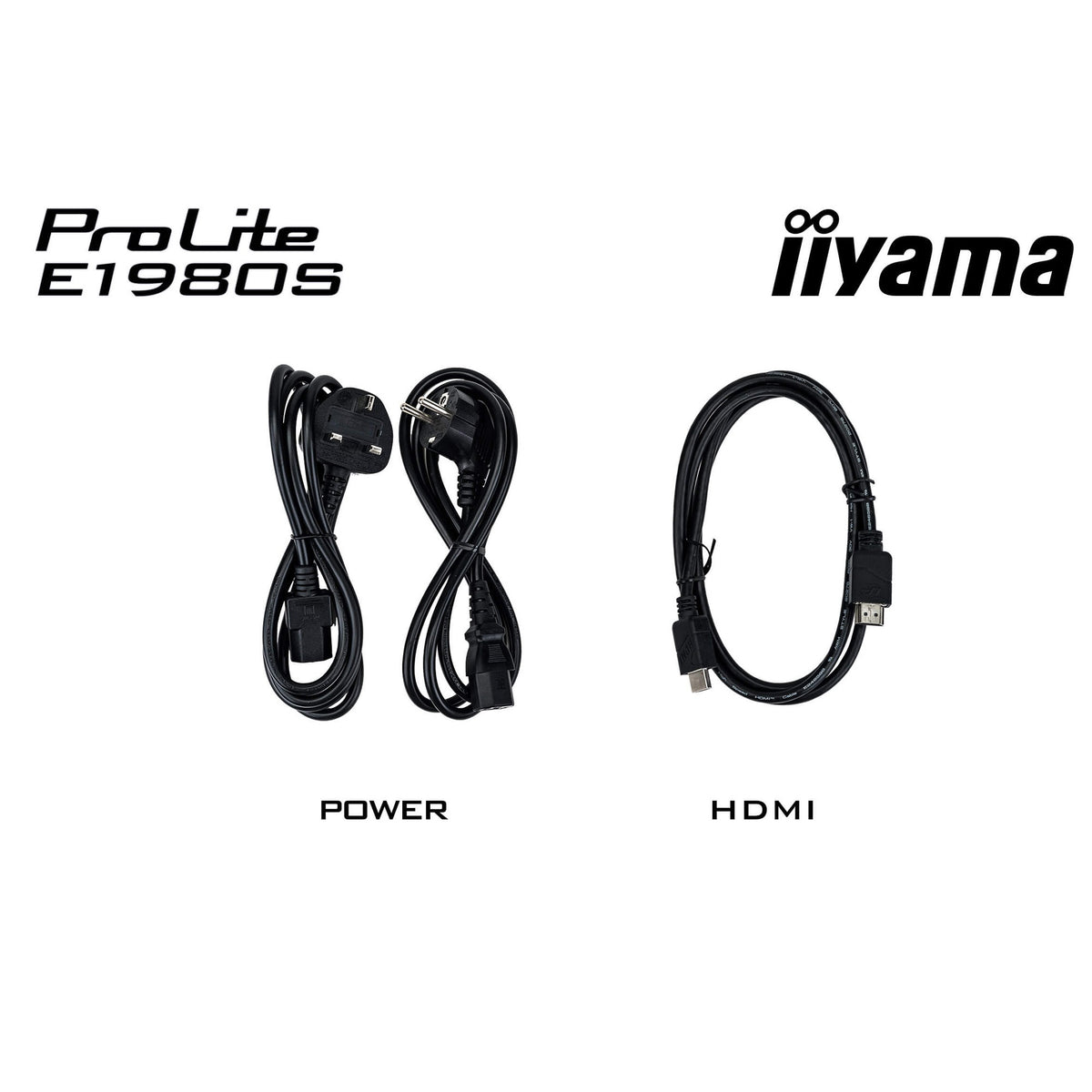 Iiyama prolite e1980s-b1 19 monitor (zwart, hdmi, displayport)