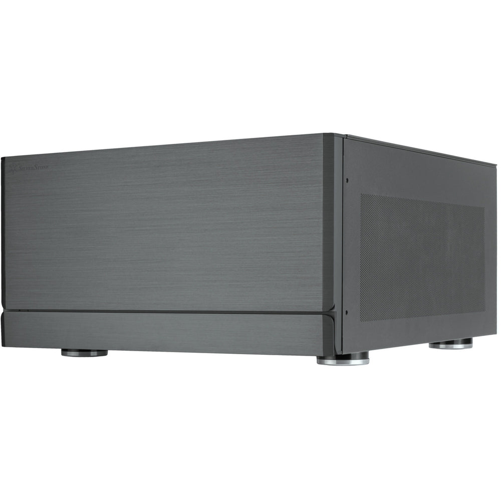 Silverstone crown 04 htpc behuizing (donkergrijs | 4x usb-a | 1x usb-c)