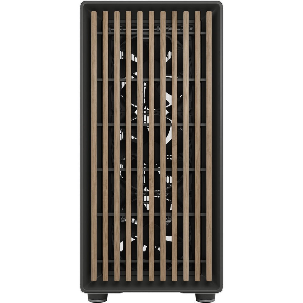 Fractal design north xl rc chalk white tg clear midi tower behuizing (wit houtkleur | 2x usb-a | 1x usb-c | tempered glass)