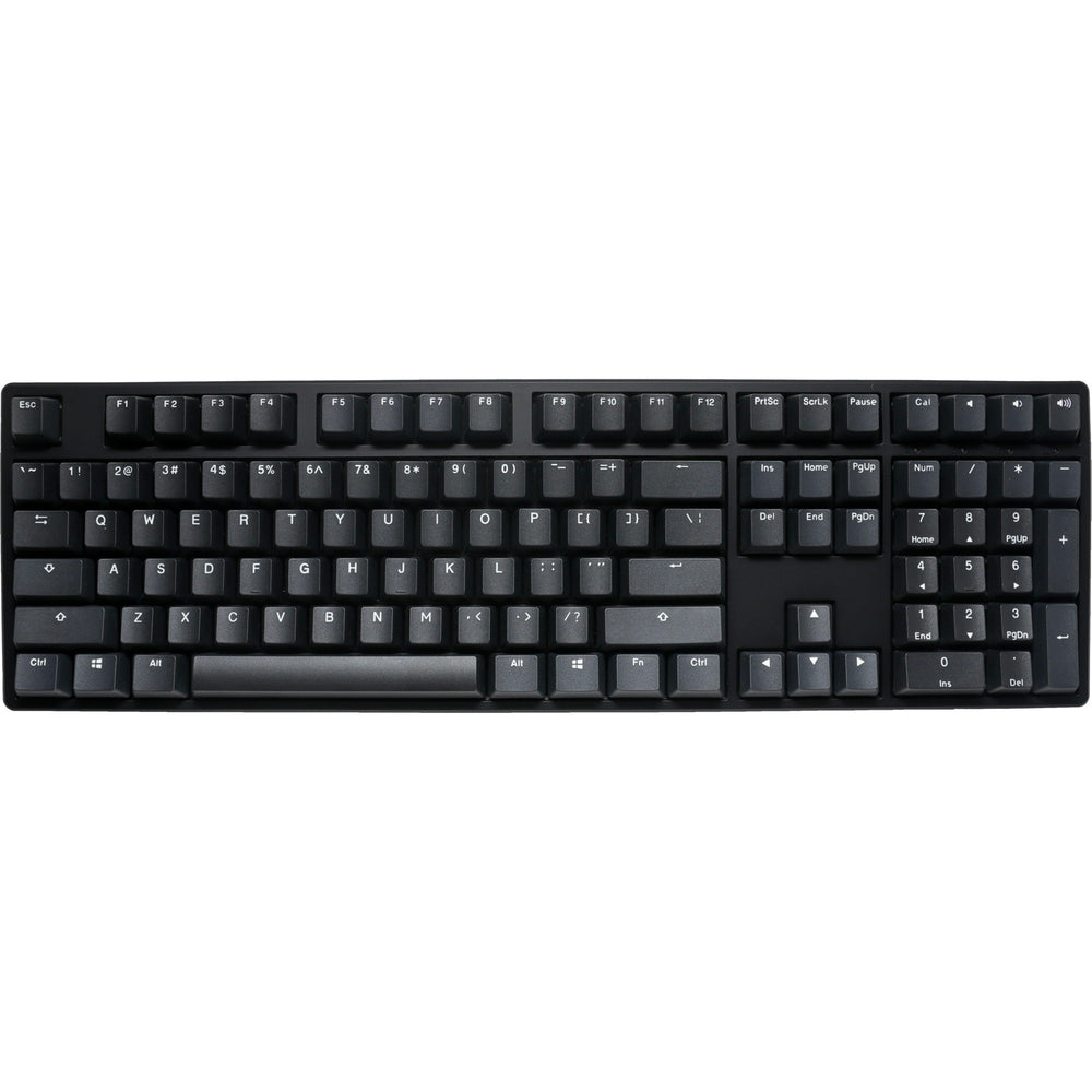 Ducky origin phantom black mechanisch toetsenbord (zwart, us lay-out (qwerty), cherry mx brown, 100%, hot swap, pbt double-shot keycaps)