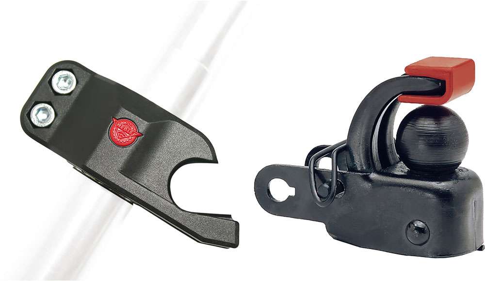 Hebie Aanhangwagn koppeling f1 + zadelpen adapter