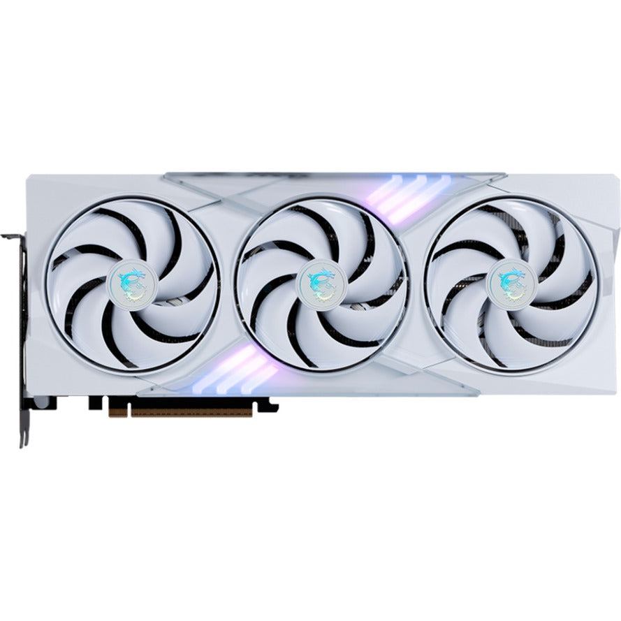 Msi geforce rtx 5080 16g gaming trio oc white grafische kaart (wit, 3x displayport, 1x hdmi)
