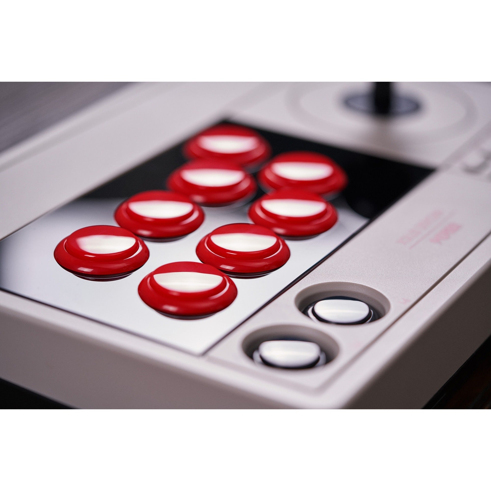 8bitdo arcade stick joystick (grijs, switch 1, switch 2, pc, bluetooth 2.4g usb-c)